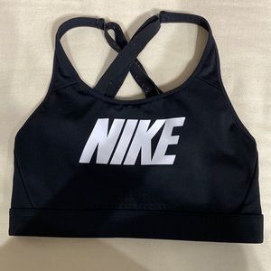 Nike Black Sports Bra Size Small